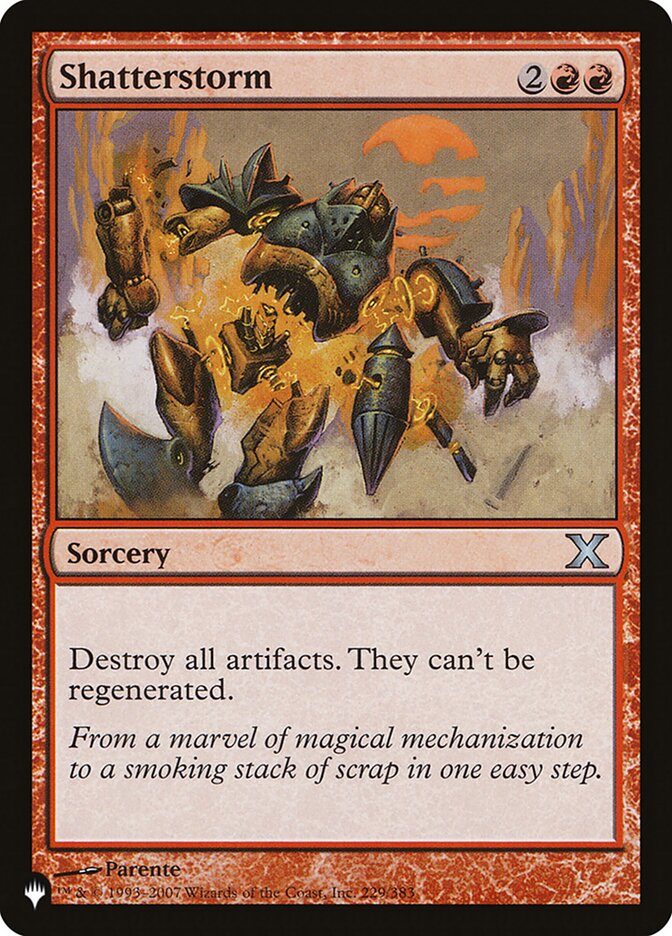 Shatterstorm (10E-229) - The List (PLST)
