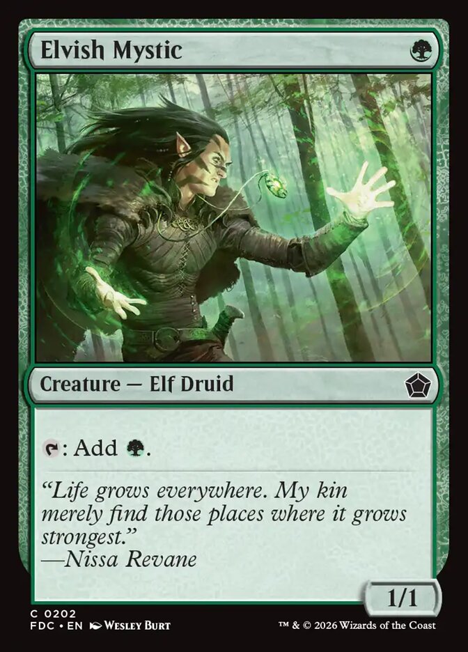Elvish Mystic (202) - Foundations Commander (FDC)