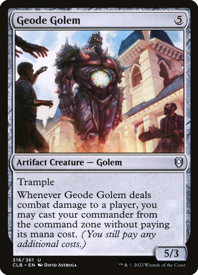 Geode Golem (316) - Commander Legends: Battle for Baldur's Gate (CLB)