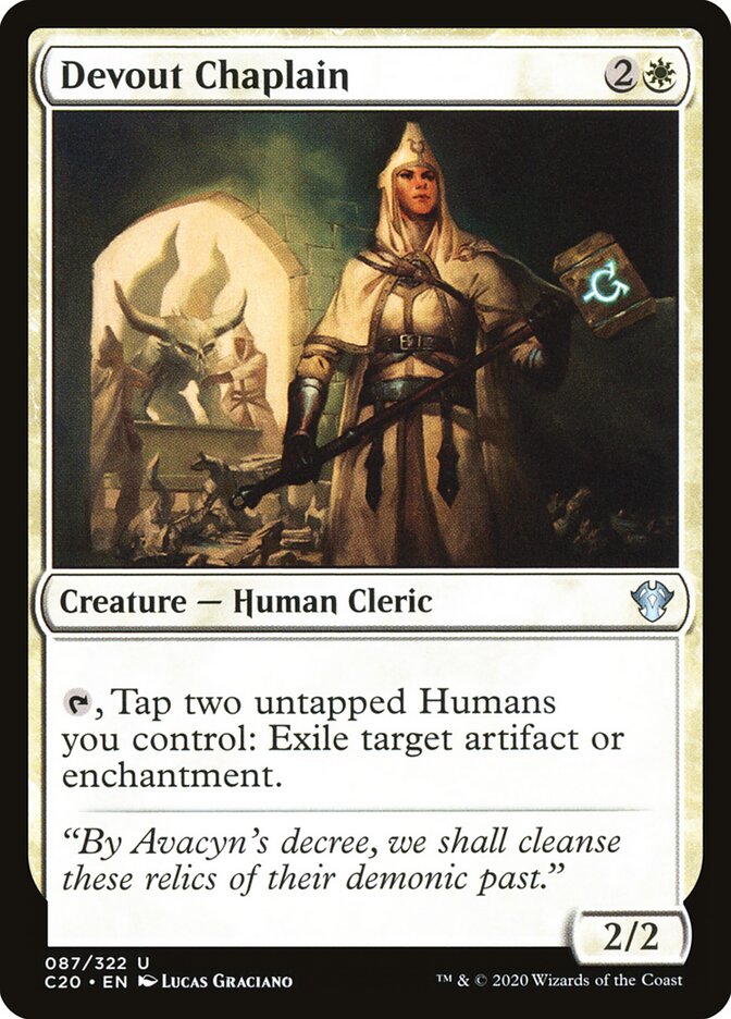 Devout Chaplain (87) - Commander 2020 (C20)