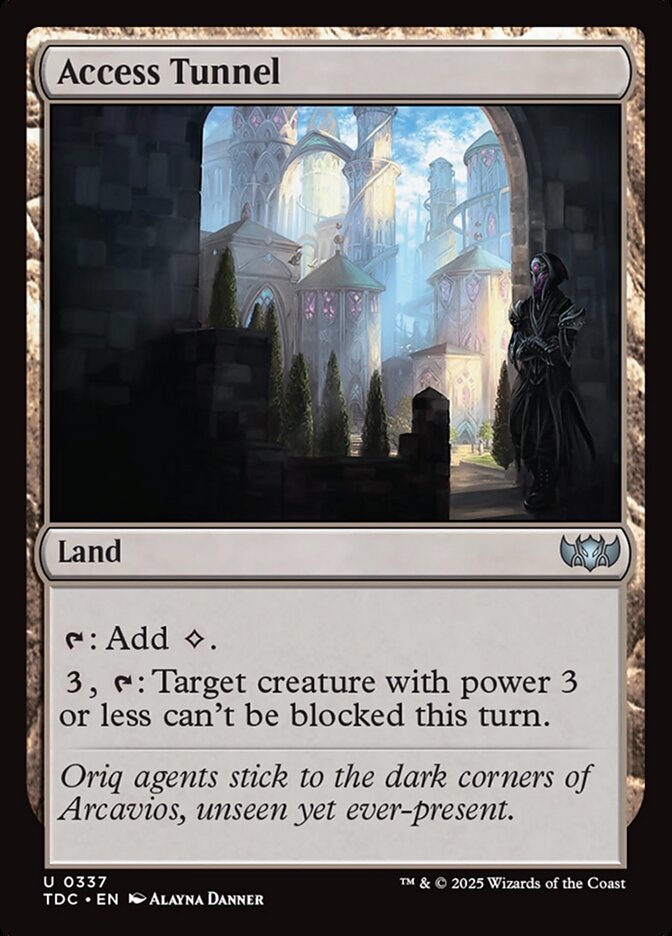 Access Tunnel (337) - Tarkir: Dragonstorm Commander (TDC)