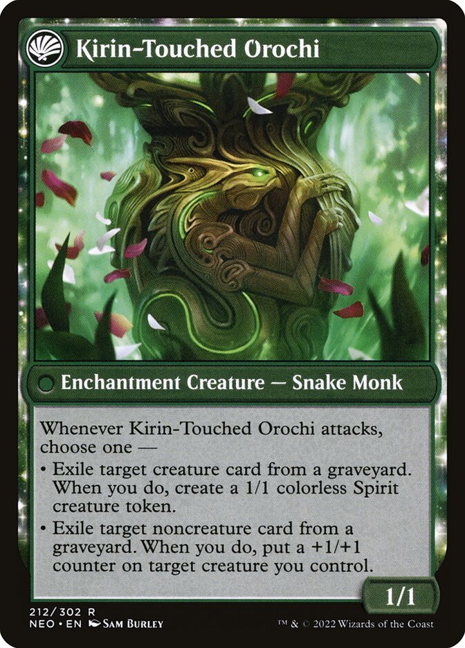 Teachings of the Kirin // Kirin-Touched Orochi (212) - Kamigawa: Neon Dynasty (NEO)