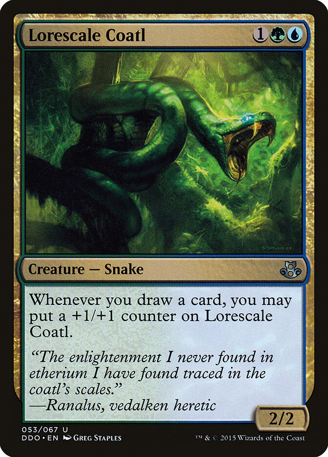 Lorescale Coatl (53) - Duel Decks: Elspeth vs. Kiora (DDO)