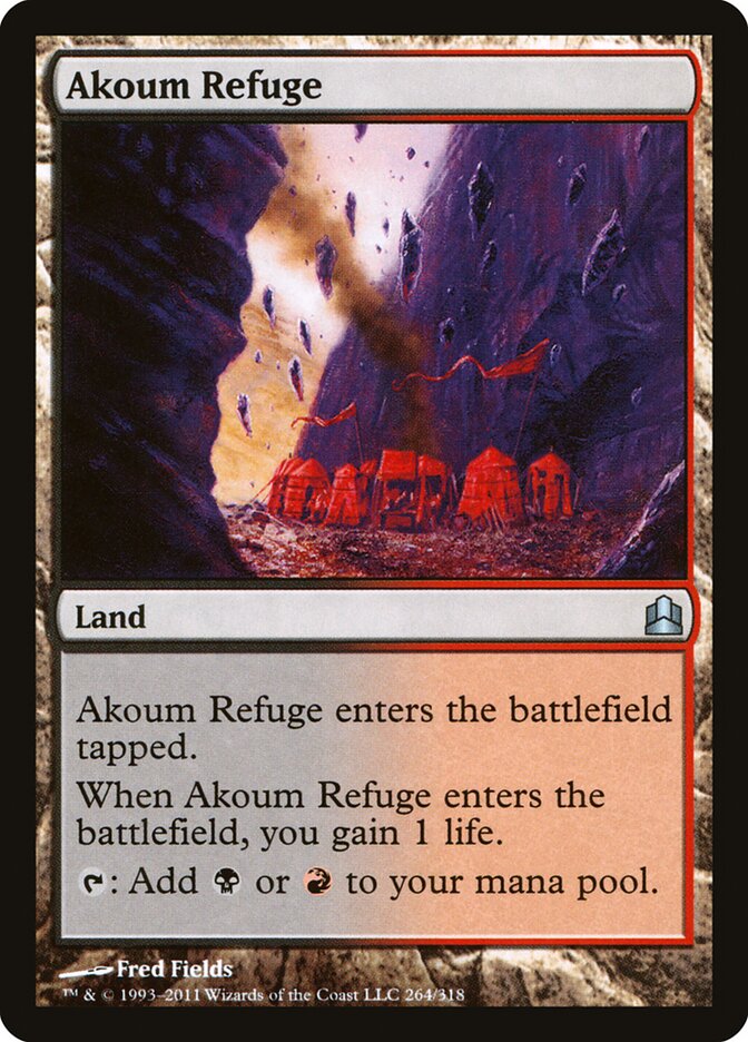 Akoum Refuge (264) - Commander 2011 (CMD)