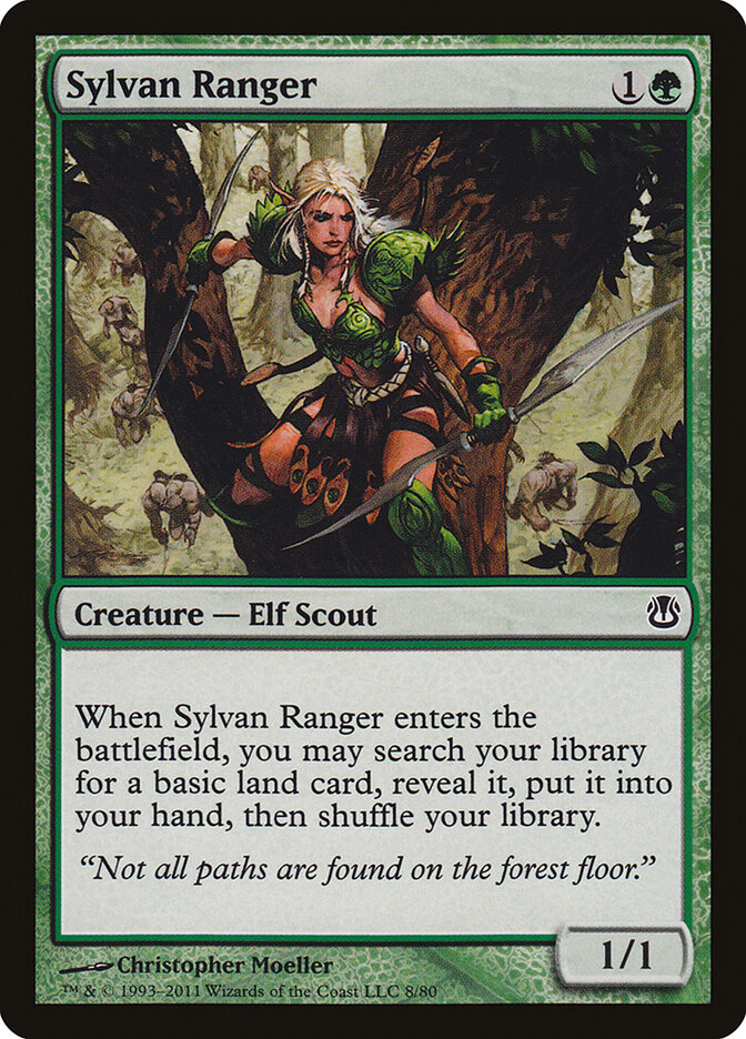 Sylvan Ranger (8) - Duel Decks: Ajani vs. Nicol Bolas (DDH)