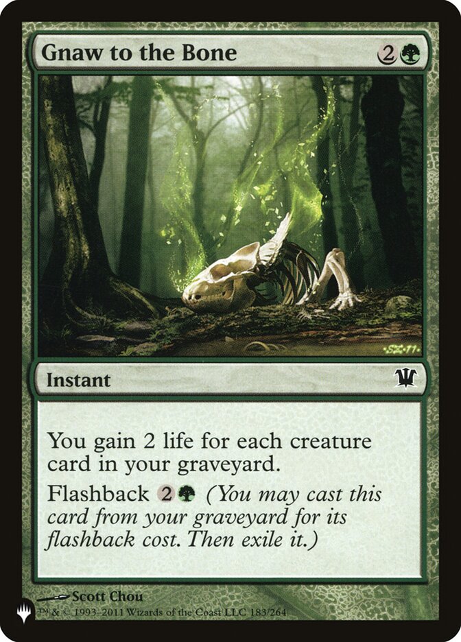 Gnaw to the Bone (ISD-183) - The List (PLST)