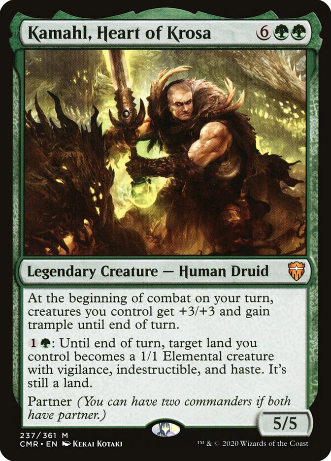 Kamahl, Heart of Krosa (237) - Commander Legends (CMR)