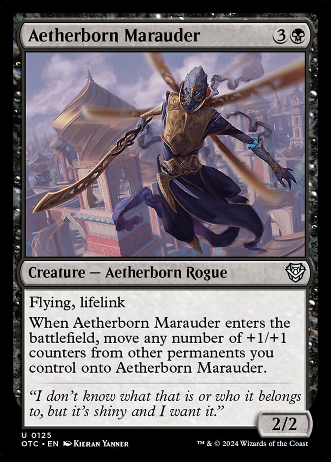 Aetherborn Marauder (125) - Outlaws of Thunder Junction Commander (OTC)