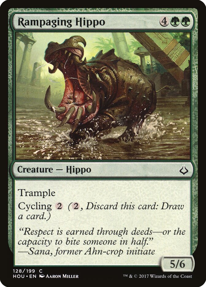 Rampaging Hippo (128) - Hour of Devastation (HOU)