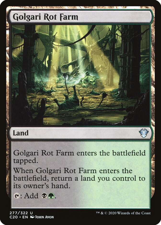 Golgari Rot Farm (277) - Commander 2020 (C20)