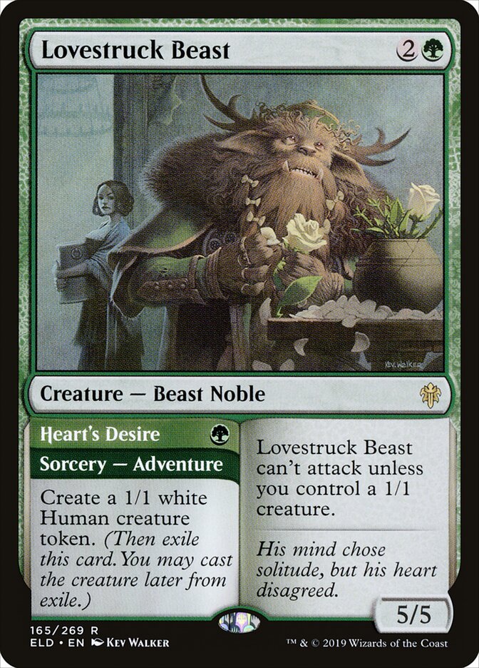 Lovestruck Beast // Heart's Desire (165) - Throne of Eldraine (ELD)