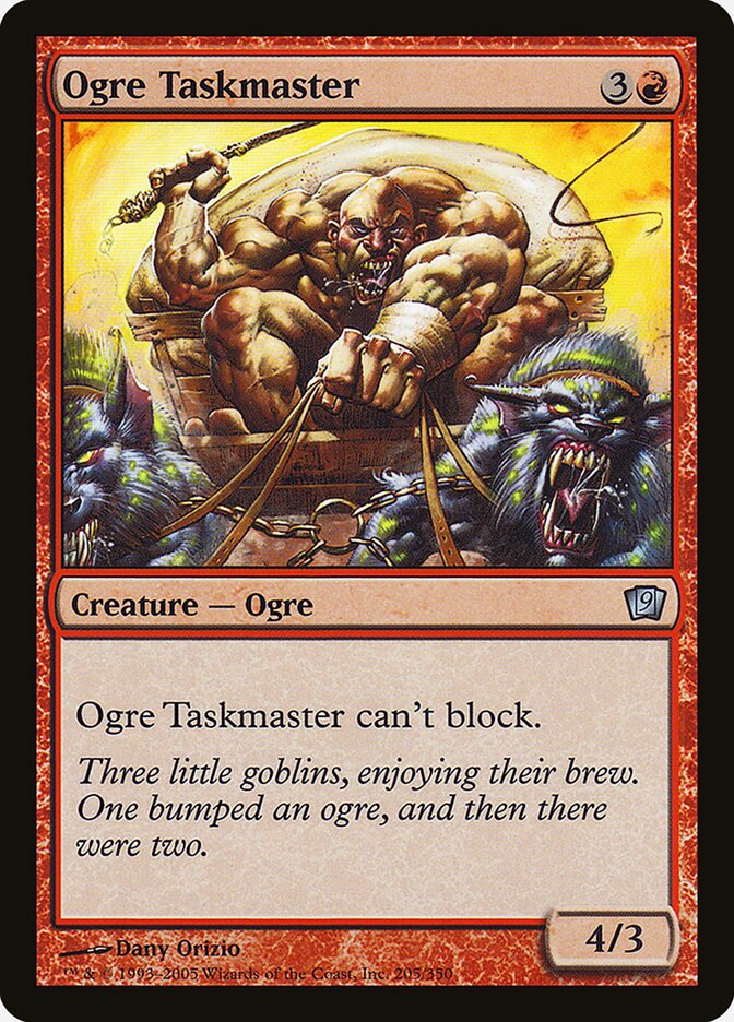 Ogre Taskmaster (205) - Ninth Edition (9ED)