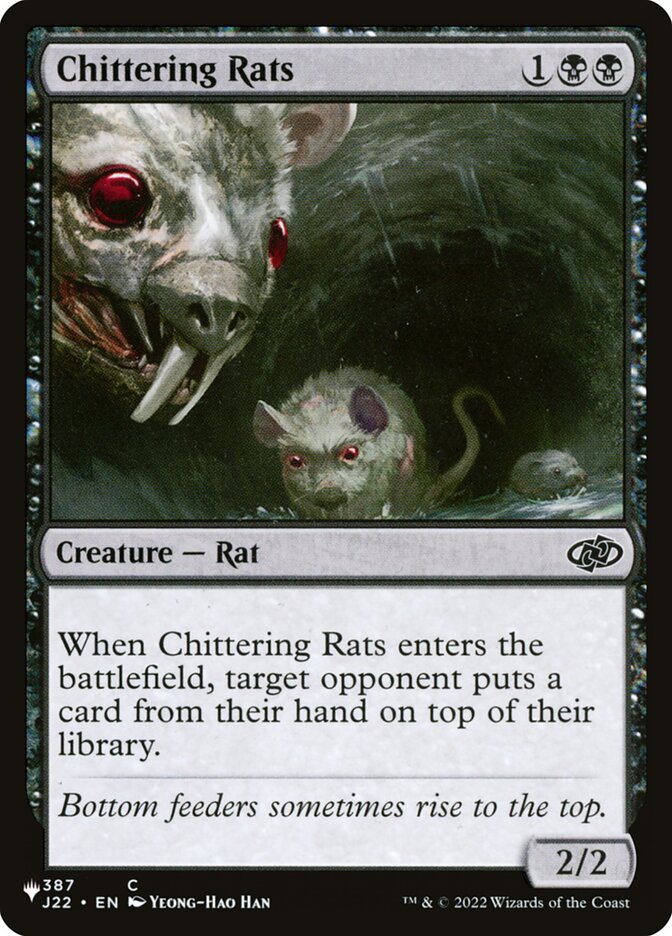 Chittering Rats (J22-387) - The List (PLST)
