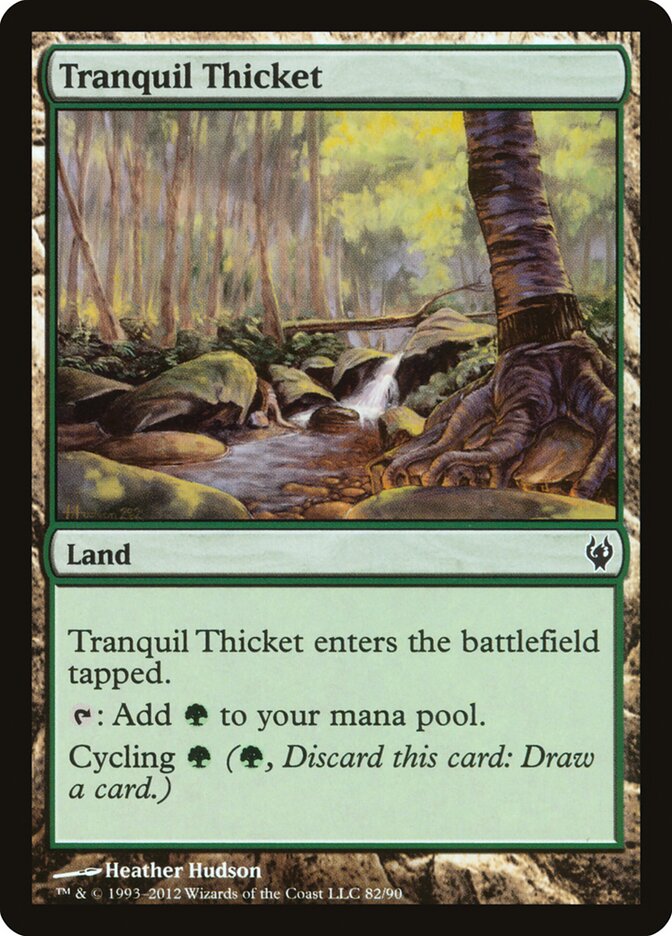 Tranquil Thicket (82) - Duel Decks: Izzet vs. Golgari (DDJ)