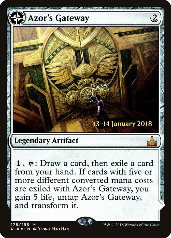 Azor's Gateway // Sanctum of the Sun (176s) - Rivals of Ixalan Promos (PRIX)