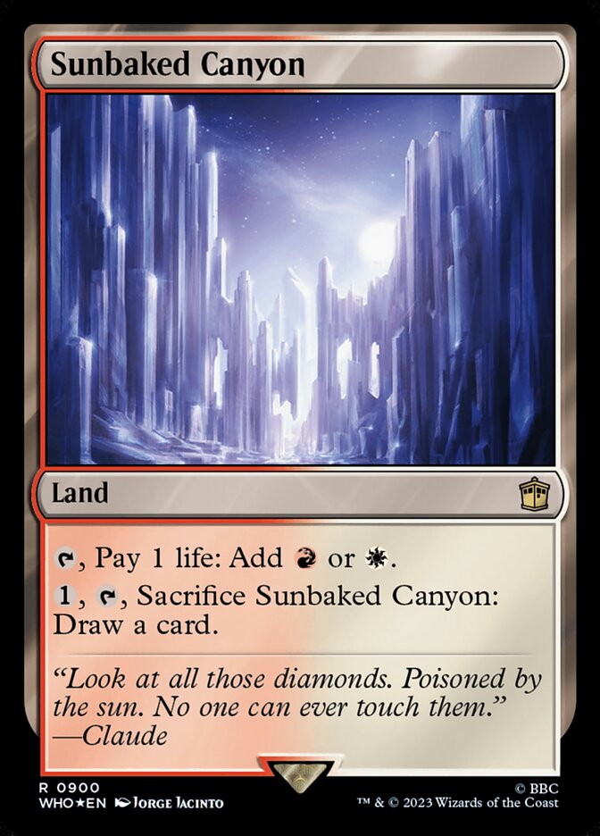 Sunbaked Canyon (900) - Doctor Who (WHO)