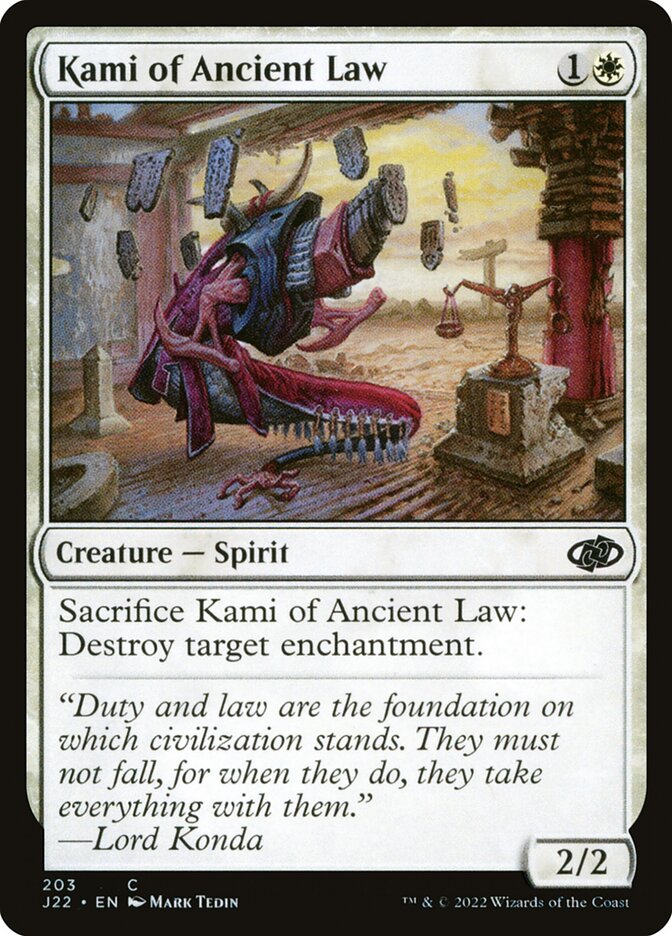 Kami of Ancient Law (203) - Jumpstart 2022 (J22)