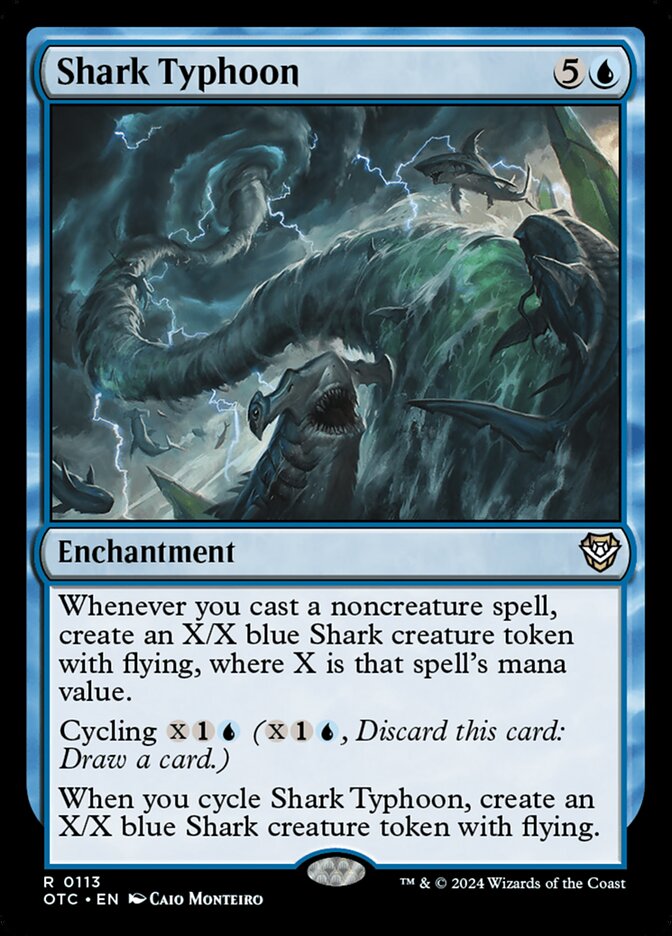 Shark Typhoon (113) - Outlaws of Thunder Junction Commander (OTC)