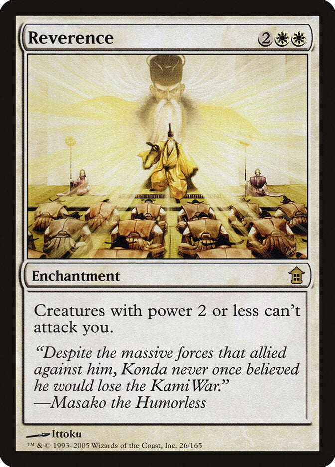 Reverence (26) - Saviors of Kamigawa (SOK)
