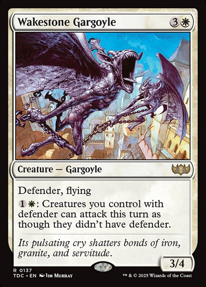 Wakestone Gargoyle (137) - Tarkir: Dragonstorm Commander (TDC)