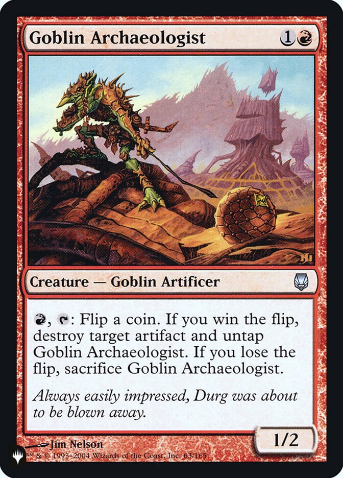 Goblin Archaeologist (DST-63) - The List (PLST)