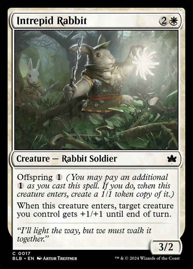 Intrepid Rabbit (17) - Bloomburrow (BLB)