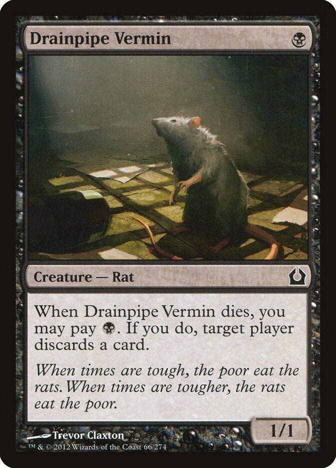 Drainpipe Vermin (66) - Return to Ravnica (RTR)