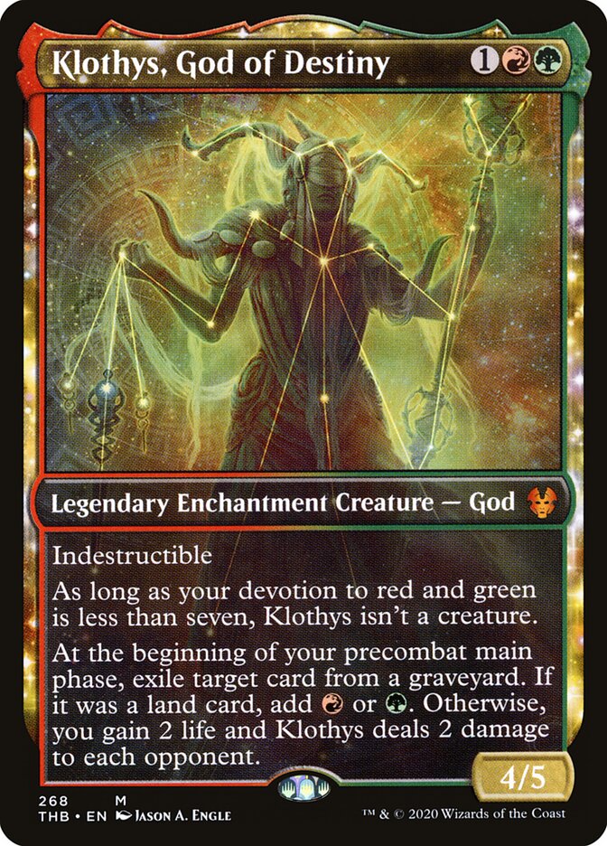 Klothys, God of Destiny (268) - Theros Beyond Death (THB)