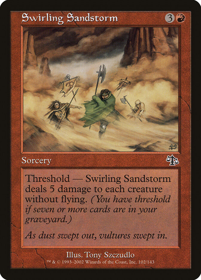 Swirling Sandstorm (102) - Judgment (JUD)
