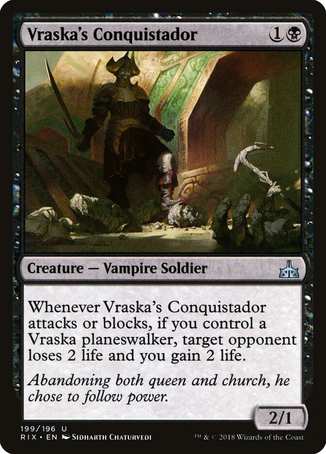 Vraska's Conquistador (199) - Rivals of Ixalan (RIX)