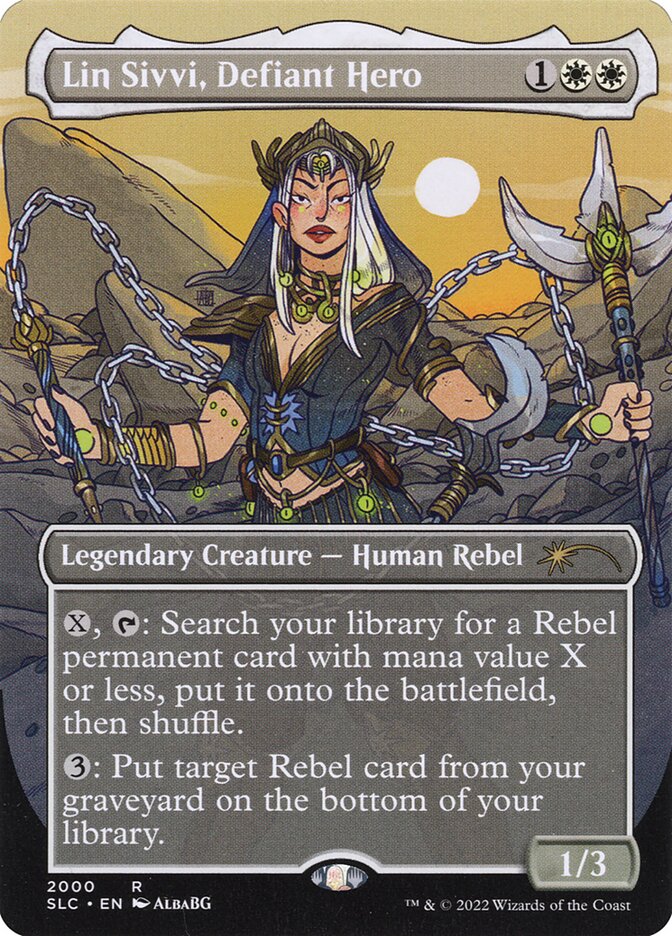 Lin Sivvi, Defiant Hero (2000) - Secret Lair Countdown (SLC)