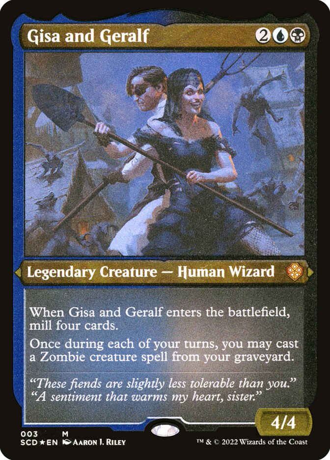 Gisa and Geralf (3) - Starter Commander Decks (SCD)