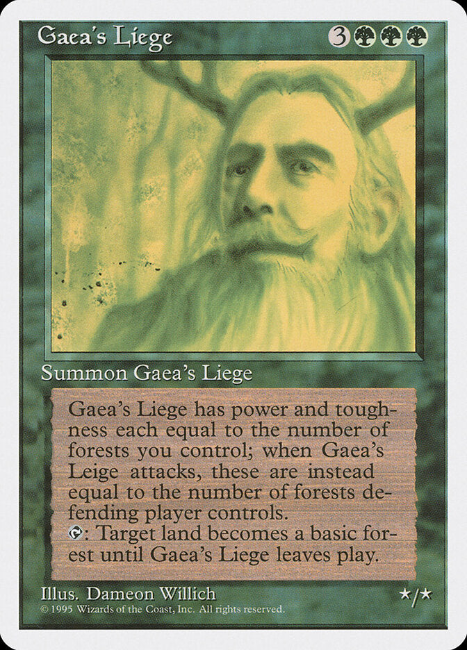 Gaea's Liege (247) - Fourth Edition (4ED)