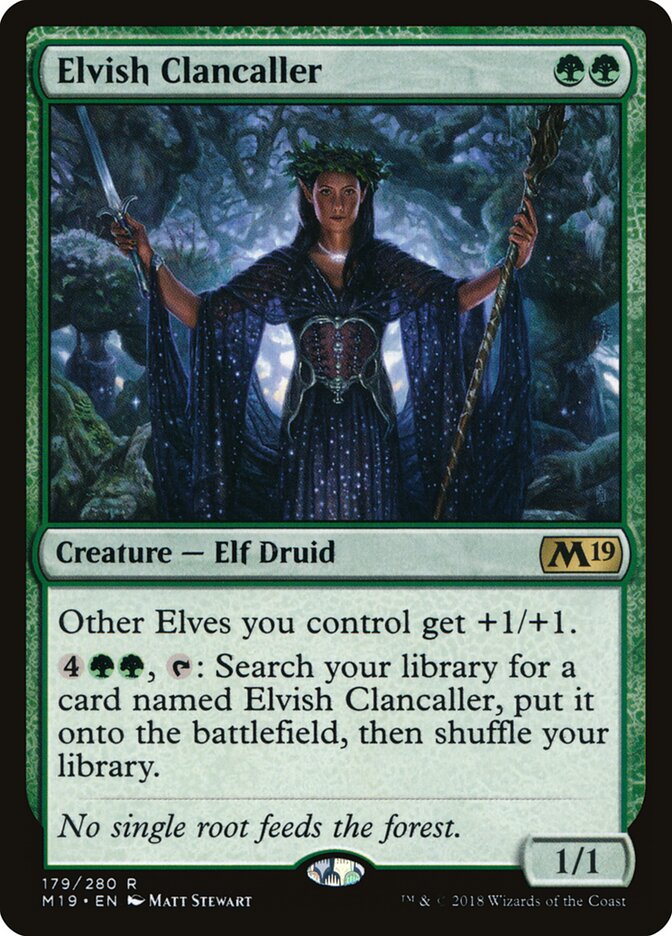 Elvish Clancaller (179) - Core Set 2019 (M19)