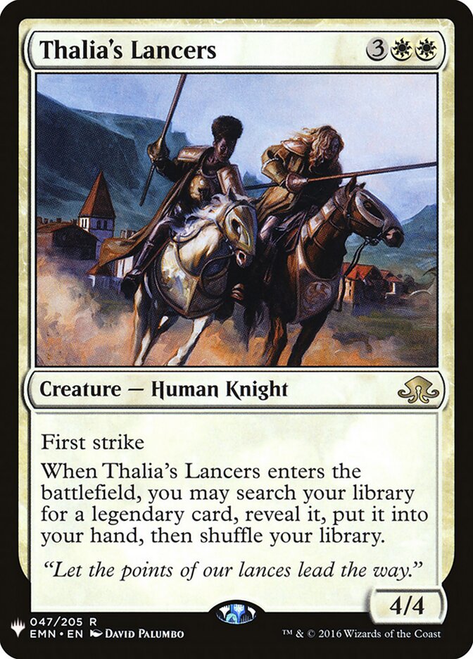 Thalia's Lancers (EMN-47) - The List (PLST)