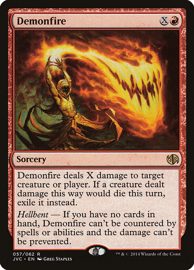 Demonfire (57) - Duel Decks Anthology: Jace vs. Chandra (JVC)
