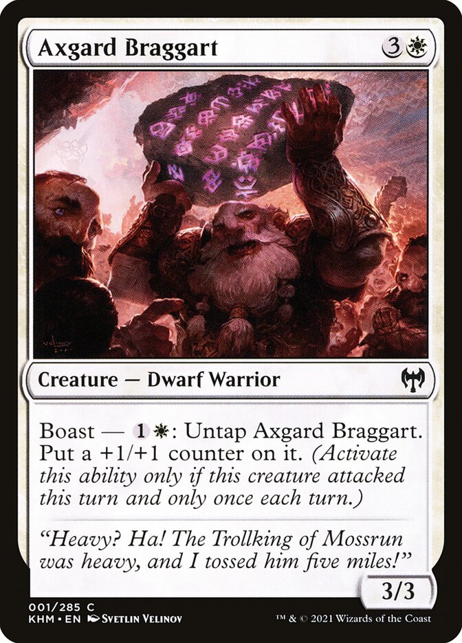 Axgard Braggart (1) - Kaldheim (KHM)