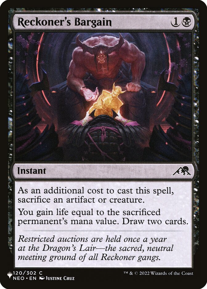 Reckoner's Bargain (NEO-120) - The List (PLST)