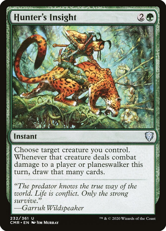 Hunter's Insight (232) - Commander Legends (CMR)