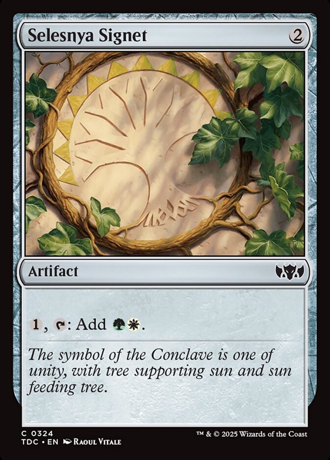 Selesnya Signet (324) - Tarkir: Dragonstorm Commander (TDC)