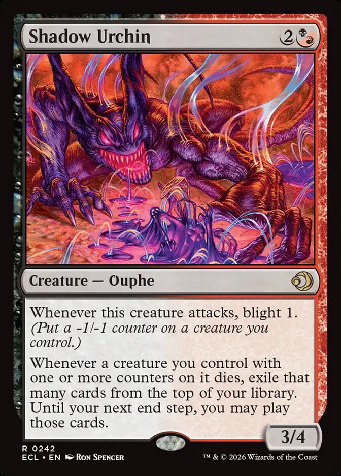 Shadow Urchin (242) - Lorwyn Eclipsed (ECL)