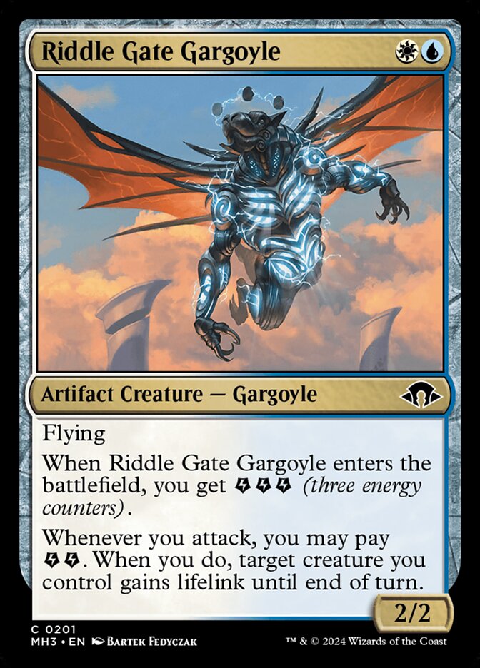 Riddle Gate Gargoyle (201) - Modern Horizons 3 (MH3)