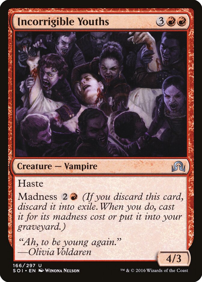 Incorrigible Youths (166) - Shadows over Innistrad (SOI)