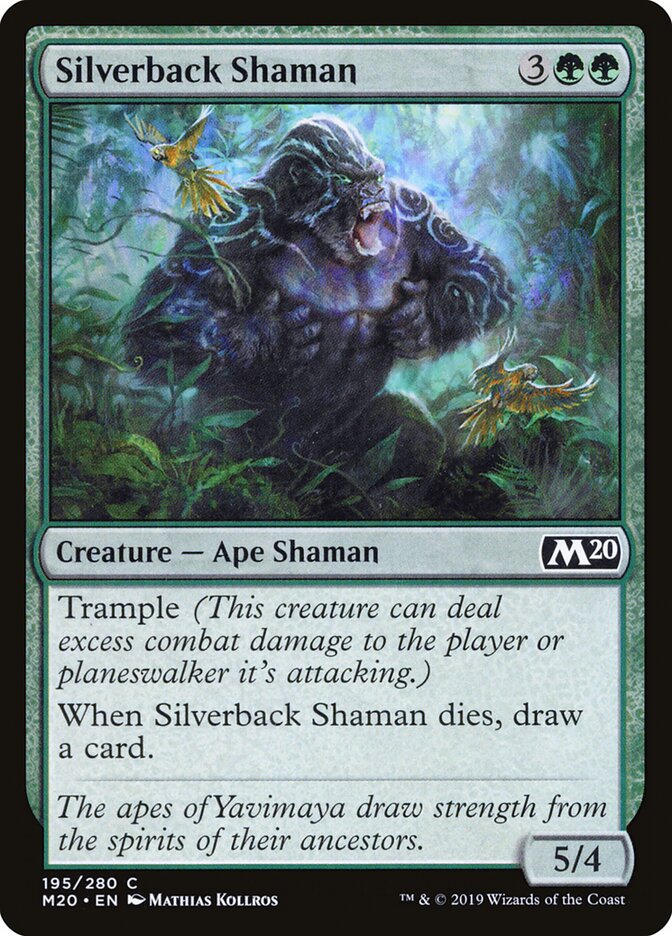 Silverback Shaman (195) - Core Set 2020 (M20)