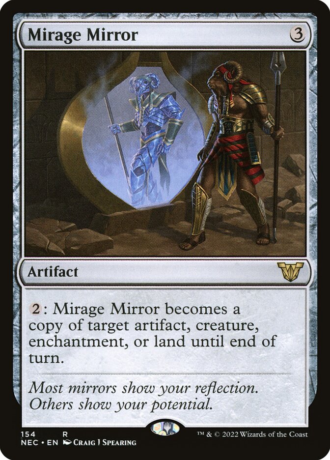 Mirage Mirror (154) - Neon Dynasty Commander (NEC)