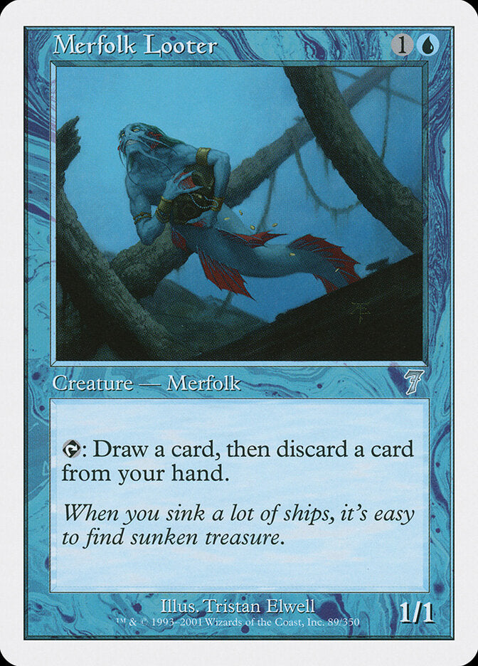 Merfolk Looter (89) - Seventh Edition (7ED)