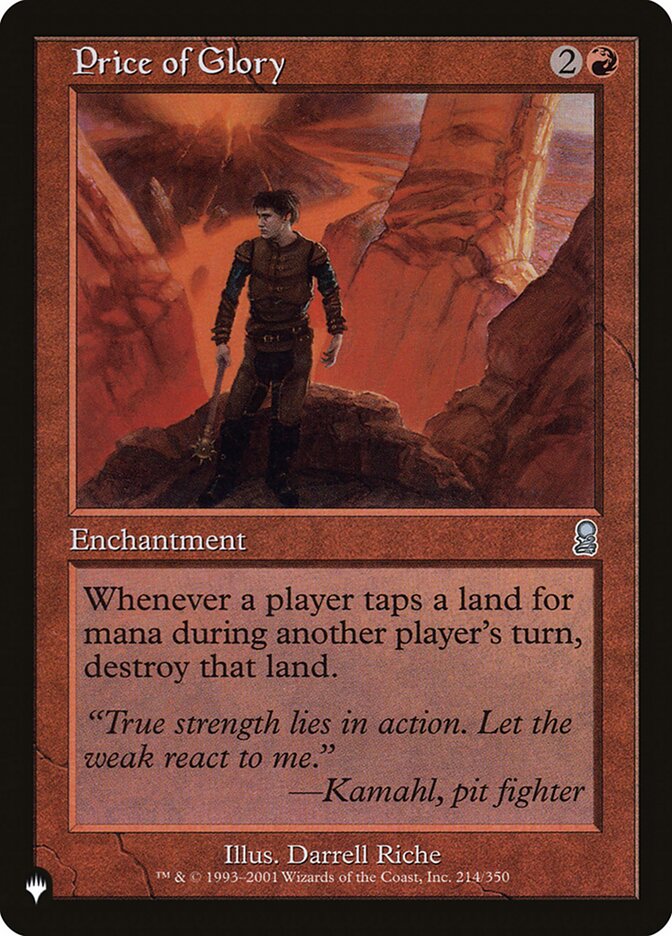 Price of Glory (ODY-214) - The List (PLST)