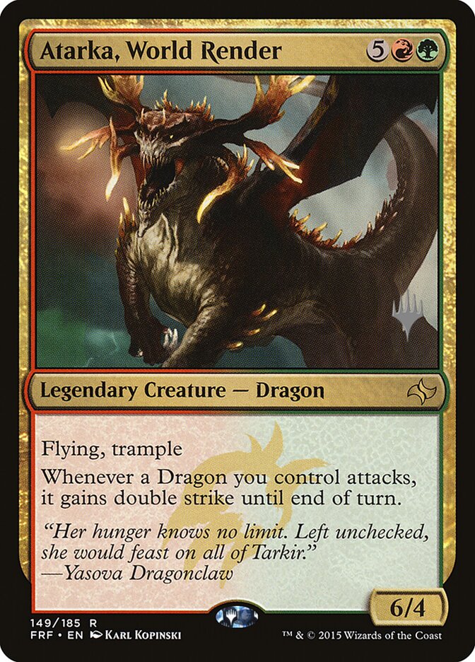 Atarka, World Render (149p) - Fate Reforged Promos (PFRF)