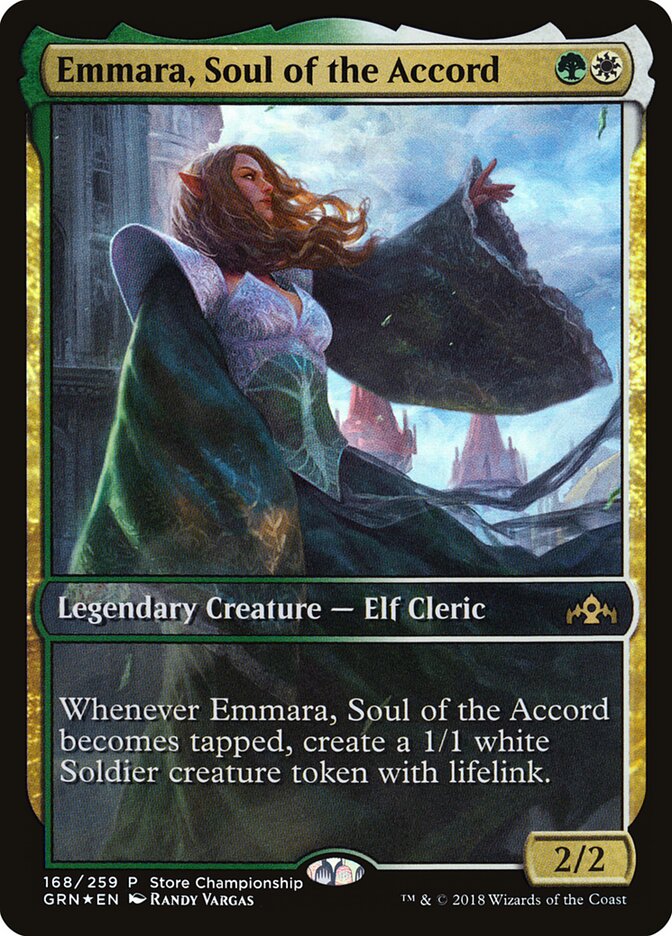 Emmara, Soul of the Accord (168) - Guilds of Ravnica Promos (PGRN)