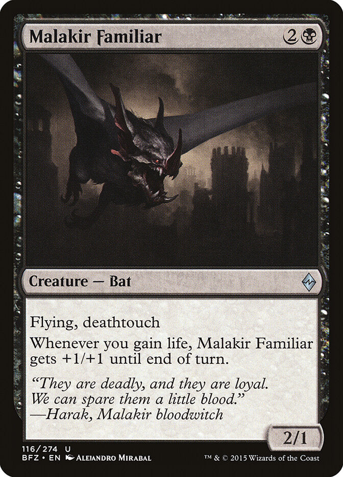 Malakir Familiar (116) - Battle for Zendikar (BFZ)